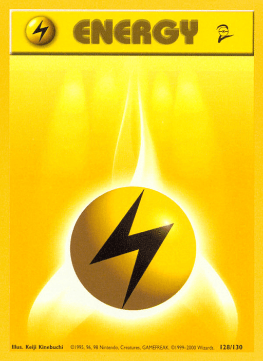 Lightning Energy (128/130) [Base Set 2] - for just $0.15! 