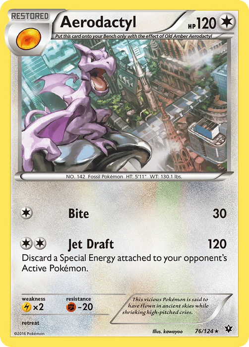 Aerodactyl (76/124) [XY: Fates Collide] - for just $0.25! 