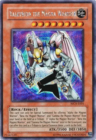 Valkyrion the Magna Warrior [WC4-E001] Prismatic Secret Rare - for just $27.95! 