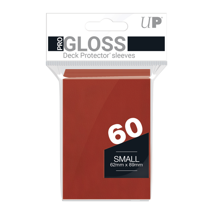 Ultra PRO: Small 60ct Sleeves - PRO-Gloss (Red) - Just $0! Shop now at Retro Gaming of Denver