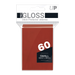 Ultra PRO: Small 60ct Sleeves - PRO-Gloss (Red) - Just $0! Shop now at Retro Gaming of Denver