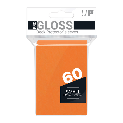 Ultra PRO: Small 60ct Sleeves - PRO-Gloss (Orange) - Just $0! Shop now at Retro Gaming of Denver