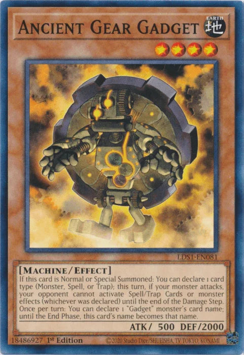 Ancient Gear Gadget [LDS1-EN081] Common - for just $0.15! 