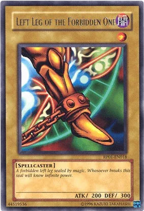 Left Leg of the Forbidden One [RP01-EN018] Rare - for just $3.70! 