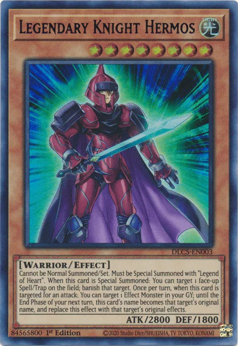 Legendary Knight Hermos (Purple) [DLCS-EN003] Ultra Rare - for just $0.15! 