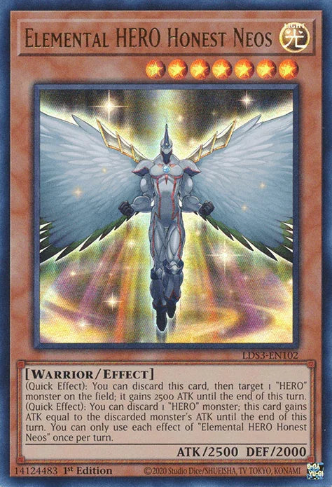 Elemental HERO Honest Neos [LDS3-EN102] Ultra Rare - for just $0.25! 