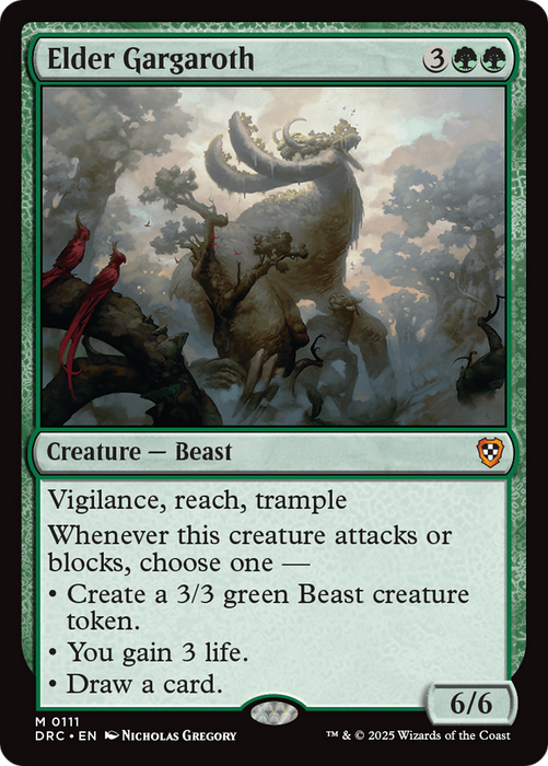 Elder Gargaroth (DRC-111) - Commander: Aetherdrift - for just $0.42! 