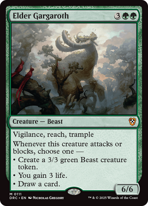 Elder Gargaroth (DRC-111) - Commander: Aetherdrift - for just $0.42! 