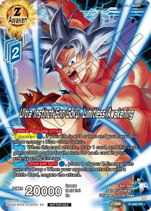 Ultra Instinct Son Goku, Limitless Awakening (P-400) [Promotion Cards] - for just $0.20! 