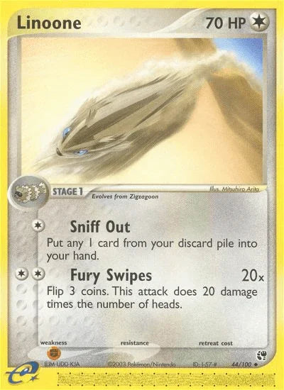 Linoone (44/100) [EX: Sandstorm] - for just $0.90! 