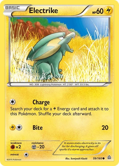 Electrike (59/160) [XY: Primal Clash] - for just $0.10! 