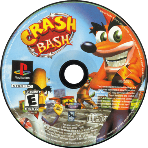 Crash Bash – PlayStation 1 (PS1) - for just $0! 