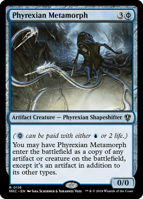 Phyrexian Metamorph (MKC-116) - Murders at Karlov Manor Commander - for just $1.11! 