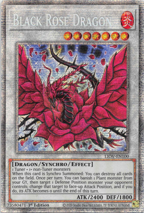 Black Rose Dragon [LIOV-EN100] Starlight Rare - for just $76.30! 