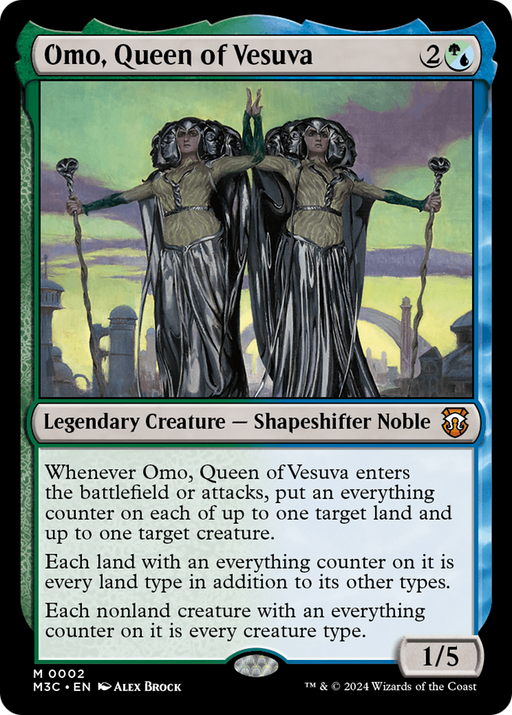 Omo, Queen of Vesuva (M3C-002) - Modern Horizons 3 Commander - for just $0.10! 