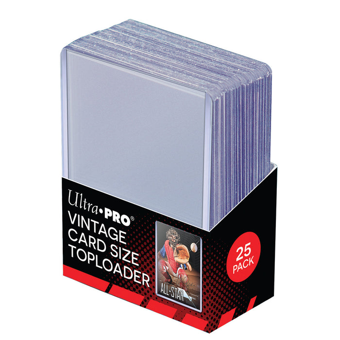 Ultra PRO: Toploader - 2-5/8" x 3-3/4" (25ct - Vintage Card Size Toploader) - for just $0! 