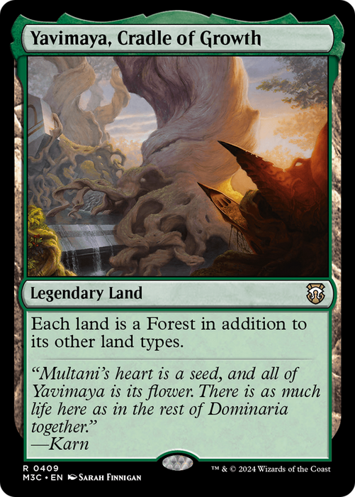 Yavimaya, Cradle of Growth (Ripple Foil) [Modern Horizons 3 Commander] - Just $8.70! Shop now at Retro Gaming of Denver