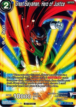 Great Saiyaman, Hero of Justice (Power Booster) (P-120) [Promotion Cards] - for just $0.10! 