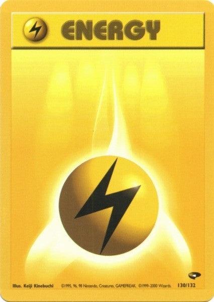 Lightning Energy (130/132) [Gym Challenge Unlimited] - for just $1.05! 