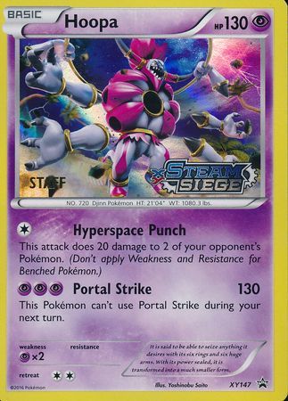 Hoopa (XY147) (Staff) [XY: Black Star Promos] - Just $5.75! Shop now at Retro Gaming of Denver