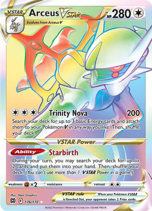 Arceus VSTAR (176/172) [Sword & Shield: Brilliant Stars] - for just $5.95! 