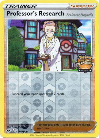 Professor's Research (178/202) (Regional Championship Promo) [Sword & Shield: Base Set] - for just $0.80! 