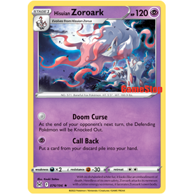 Hisuian Zoroark (076/196) (GameStop) [Sword & Shield: Lost Origin] - Just $0.45! Shop now at Retro Gaming of Denver