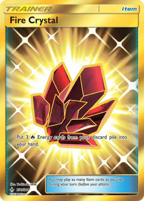 Fire Crystal (231/214) [Sun & Moon: Unbroken Bonds] - for just $3.35! 