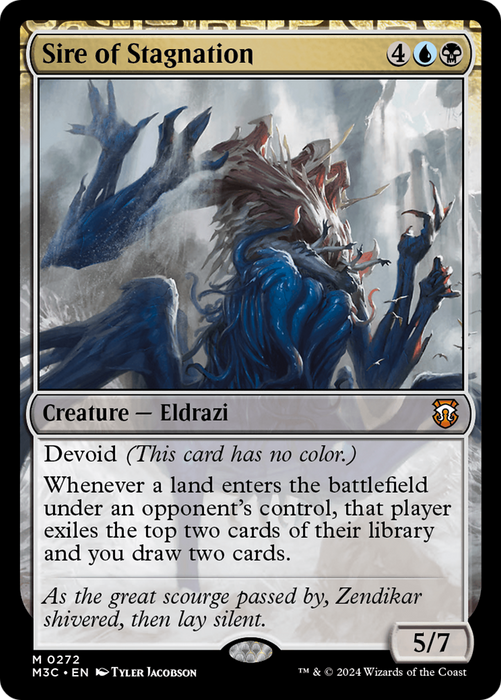 Sire of Stagnation (M3C-272) - Modern Horizons 3 Commander: (devoid) - for just $0.39! 