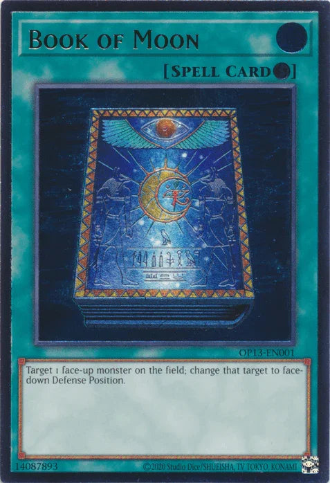 Book of Moon [OP13-EN001] Ultimate Rare - for just $27.05! 