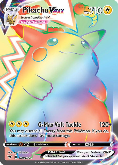 Pikachu VMAX (188/185) [Sword & Shield: Vivid Voltage] - for just $80.50! 
