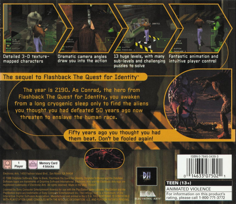 Fade to Black – PlayStation 1 (PS1) - for just $0! 