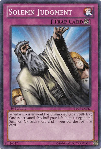 Solemn Judgment [BP01-EN047] Starfoil Rare - for just $1.40! 