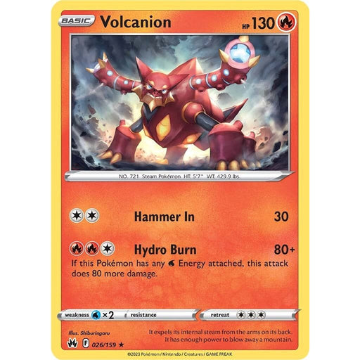 Volcanion (026/159) [Sword & Shield: Crown Zenith] - Just $0.15! Shop now at Retro Gaming of Denver