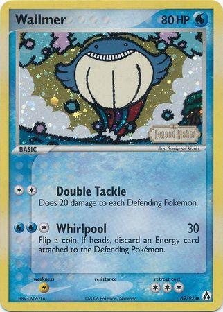 Wailmer (69/92) (Stamped) [EX: Legend Maker] - for just $13.15! 