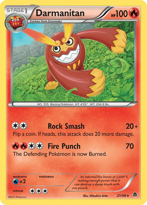 Darmanitan (21/98) [Black & White: Emerging Powers] - for just $0.25! 