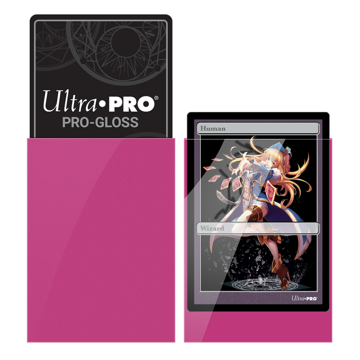 Ultra PRO: Small 60ct Sleeves - PRO-Gloss (Bright Pink) - Just $0! Shop now at Retro Gaming of Denver