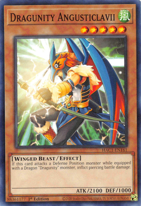 Dragunity Angusticlavii [HAC1-EN161] Common - for just $0.10! 