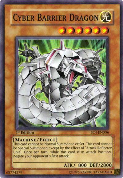 Cyber Barrier Dragon [SOI-EN006] Super Rare - for just $0.40! 