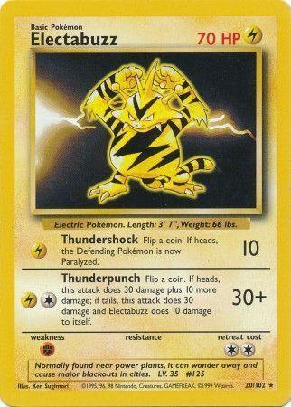 Electabuzz (20/102) [Base Set Unlimited] - for just $5.35! 