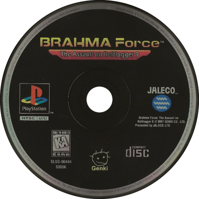 BRAHMA Force: The Assault on Beltlogger 9 – PlayStation 1 (PS1) - for just $0! 