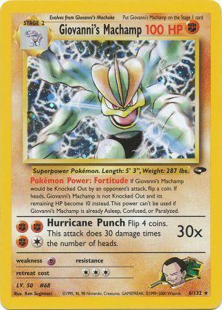 Giovanni's Machamp (6/132) [Gym Challenge Unlimited] - for just $32.30! 