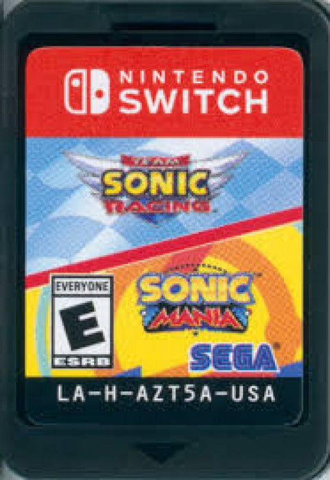 Sonic Mania + Team Sonic Racing Double Pack – Nintendo Switch (NS) - for just $16.99! 