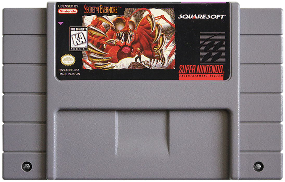 Secret of Evermore – Super Nintendo Entertainment System (SNES) - for just $64.99! 