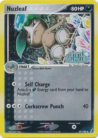 Nuzleaf (39/100) (Stamped) [EX: Crystal Guardians] - for just $6.45! 