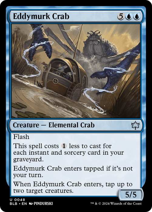 Eddymurk Crab (BLB-048) - Bloomburrow - for just $0.57! 