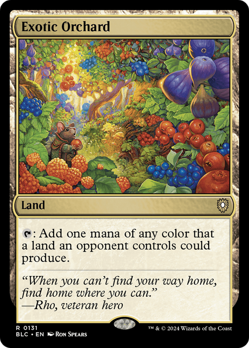 Exotic Orchard (BLC-131) - Bloomburrow Commander - for just $0.08! 