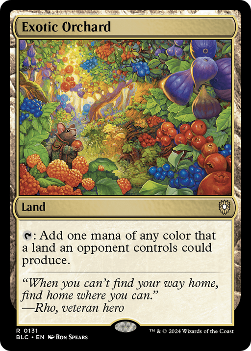 Exotic Orchard (BLC-131) - Bloomburrow Commander - for just $0.08! 