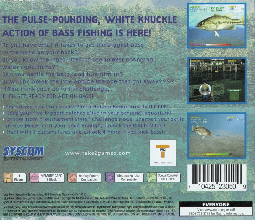 Action Bass – PlayStation 1 (PS1) - for just $5.99! 