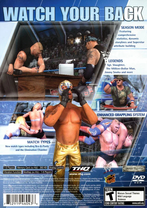WWE SmackDown! Here Comes the Pain – PlayStation 2 (PS2) - for just $31.99! 